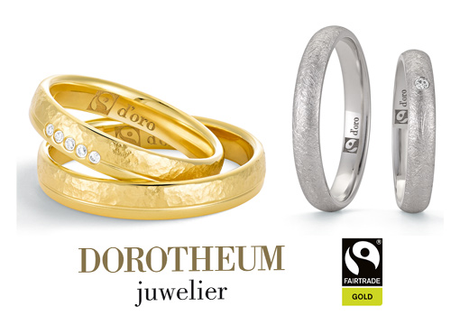 d´oro FAIRTRADE Gold Eheringe von DOROTHEUM Juwelier-