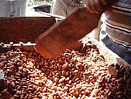 Absatzbild Topf Kakaobohnen, Kooperative Uncrisproca, Nicaragua