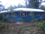 Wertform finanzierte in Papua Neuguinea den Bau einer Schule - hier sieht man die fertige Schule
