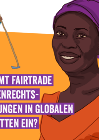 <p>"Wie dämmt FAIRTRADE Menschenrechtsverletzungen in globalen Lieferketten ein?"</p>